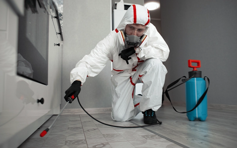 Technician at work